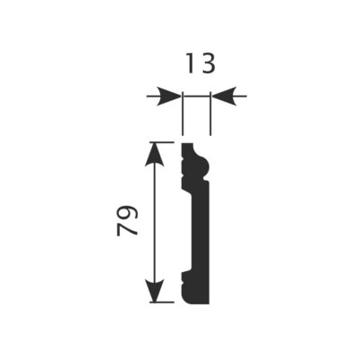 Плинтус Cosca Décor PX002