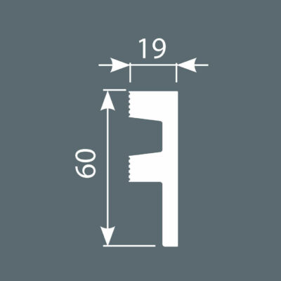 Плинтус Cosca Decor PX051