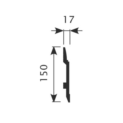 Плинтус Cosca Décor PX007