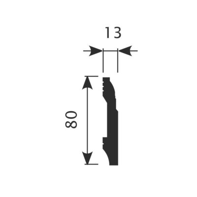 Плинтус Cosca Décor PX021