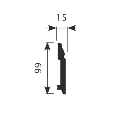 Плинтус Cosca Décor PX027