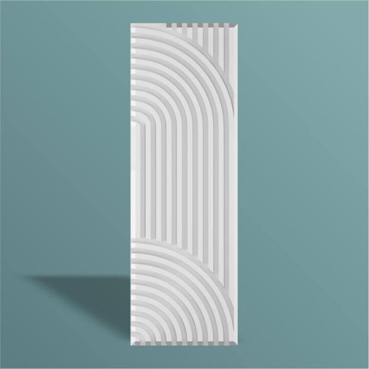 Декоплюм Плитка WAVE / ВОЛНА 6 (297x99x10 мм)